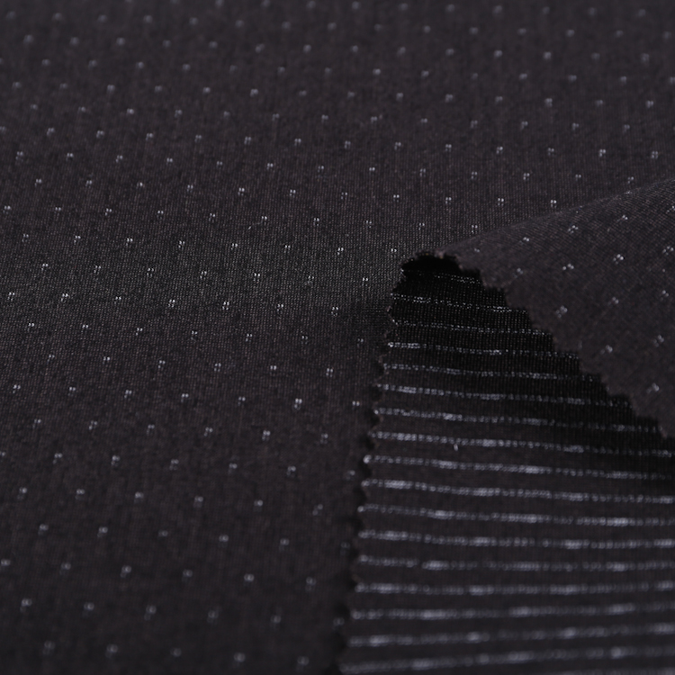 dot stripe double layer NR stretch Ponte roma fabric dot stripe double layer NR stretch Ponte roma fabric