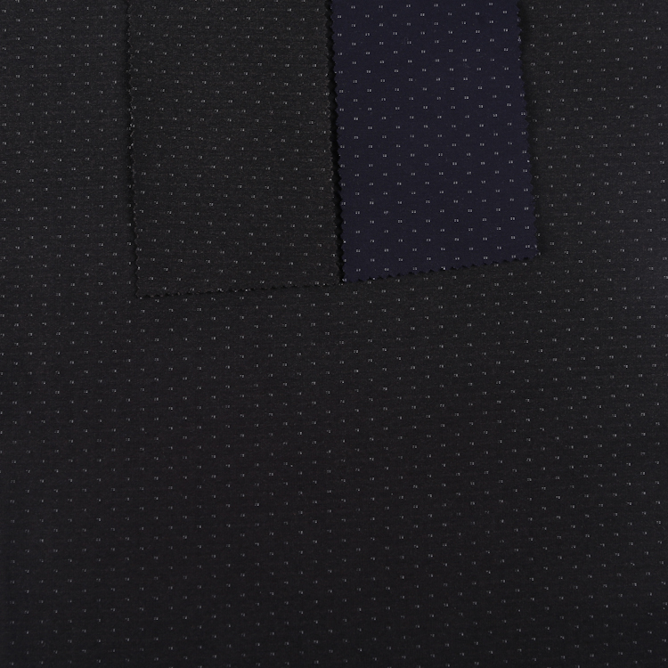 FH16039 Dot Stripe Double Layer NR Stretch Ponte Roma – Textured Warm Fabric for Coats, Structured Garments, and Layered Fashion