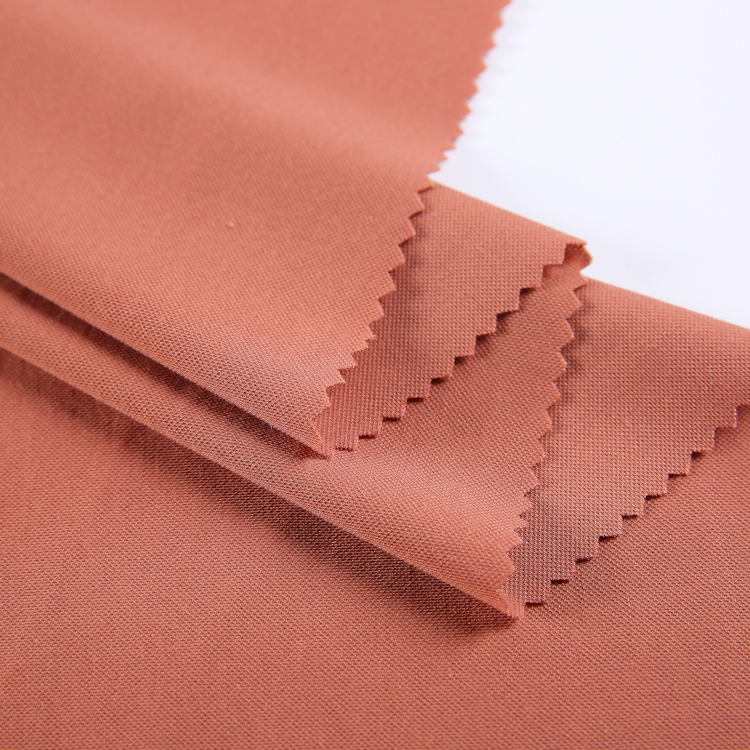 FH16043PO 60s Tencel Dobby Ponte Roma Fabric – Eco-Friendly Textured Knit Fabric for Women's Fashion and Smart Casual Wear