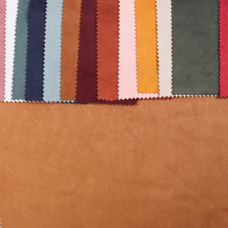 FH15022 Suede Scuba Knit Fabric – Soft Suede-Like Knitted Fabric for Jackets, Coats, Skirts, and Trendy Apparel