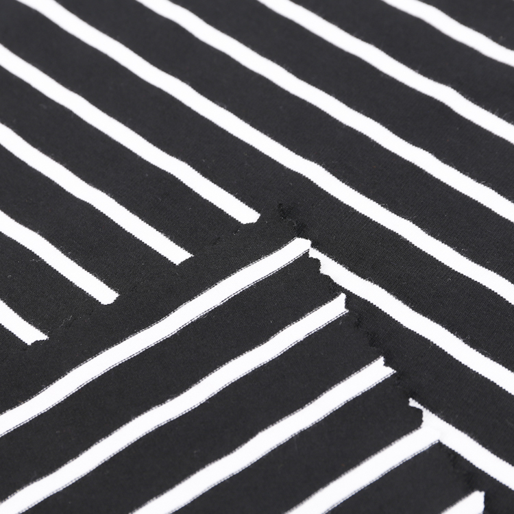 S1515 Yarn Dye stripe Single Jersey – Colorful Stripe Knit Fabric for Tees, Dresses, Loungewear, and Fashion Tops