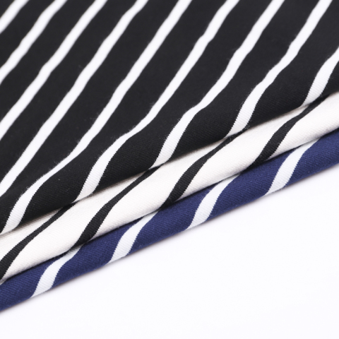 S1515 Yarn Dye stripe Single Jersey – Colorful Stripe Knit Fabric for Tees, Dresses, Loungewear, and Fashion Tops