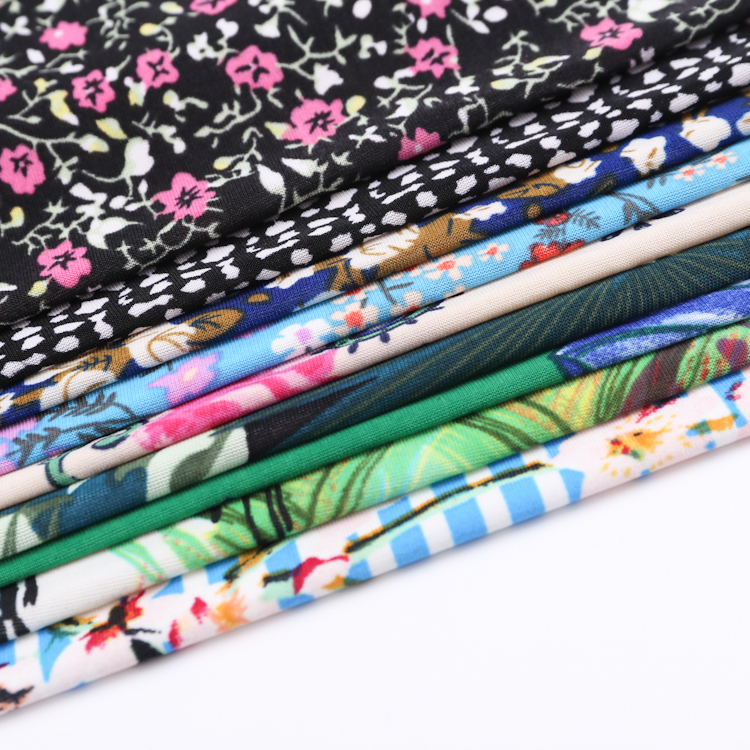 S1325-P FDY Single Jersey Printed Fabric – Smooth Printed Knit Fabric for Stylish T-Shirts, Casual Tops, and Lightweight Apparel