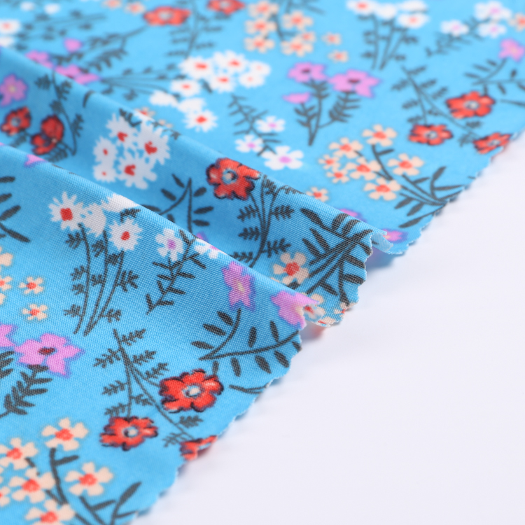FDY singe jersey printed fabric FDY singe jersey printed fabric