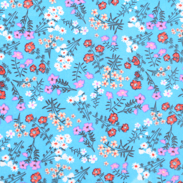 FDY singe jersey printed fabric FDY singe jersey printed fabric