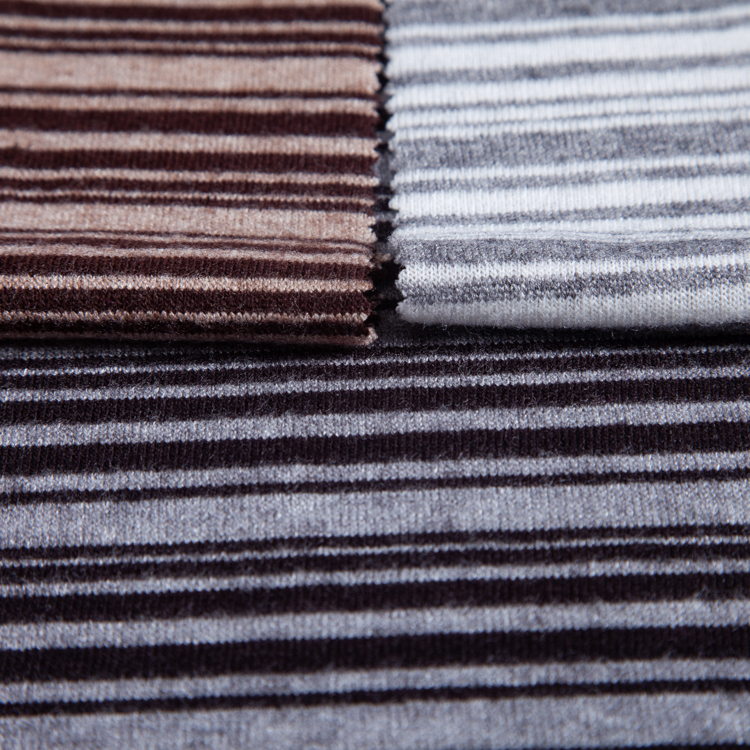 FH1017 NATR Rib Fabric – Soft Elastic Rib Knit for Tees, Cuffs, Collars, and Fashion Innerwear