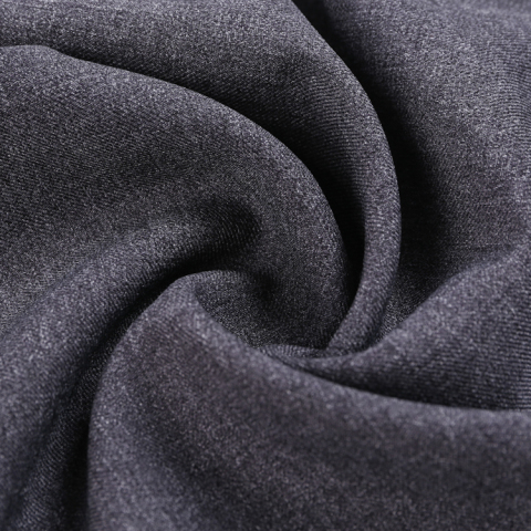 HB06-15 three color cationic melange polyester spandex 4 way sytretch fabric for trousers