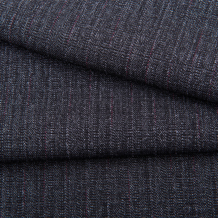 HB08-19 polyester great light white yarn spandex 4 way stretch slubbed jacquard weave fabric for suit coat garment