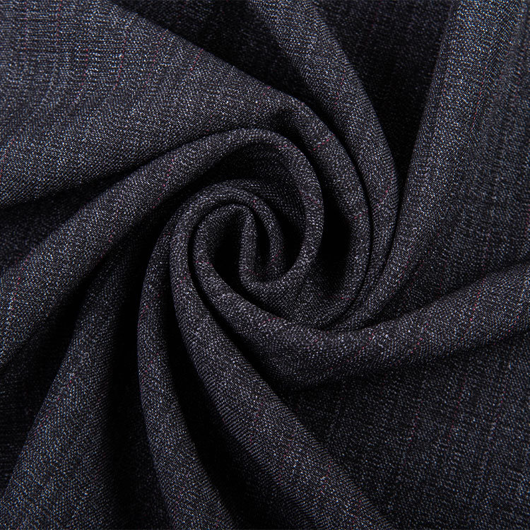 HB08-19 polyester great light white yarn spandex 4 way stretch slubbed jacquard weave fabric for suit coat garment