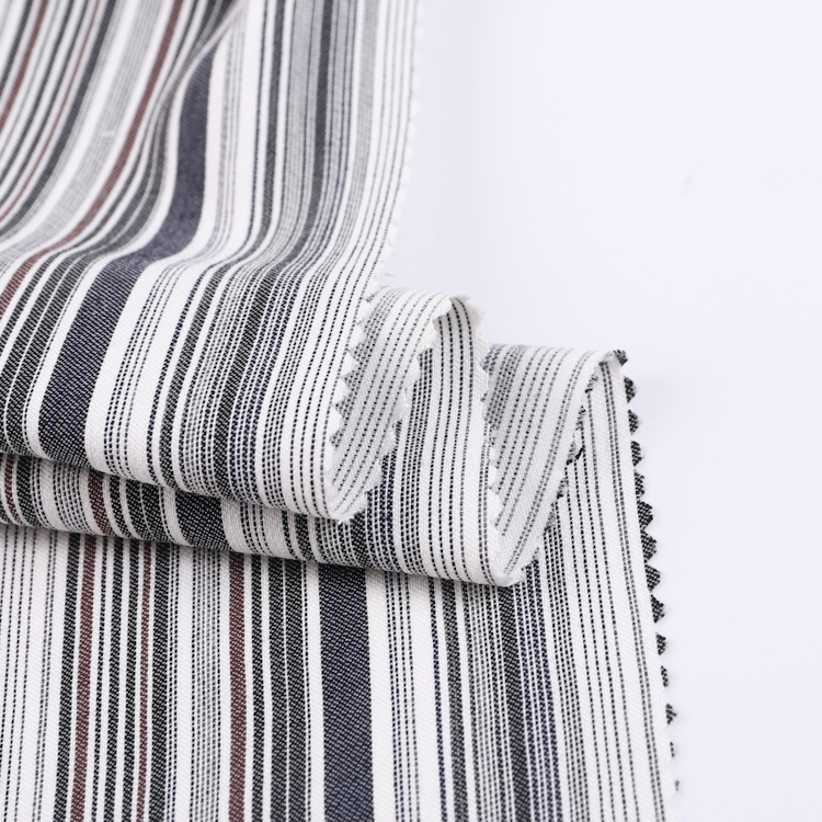HB10-90 Double Color Cationic Pinstripe Fabric – Professional Stretch Suit Fabric for Pants, Blazers, and Officewear Sets