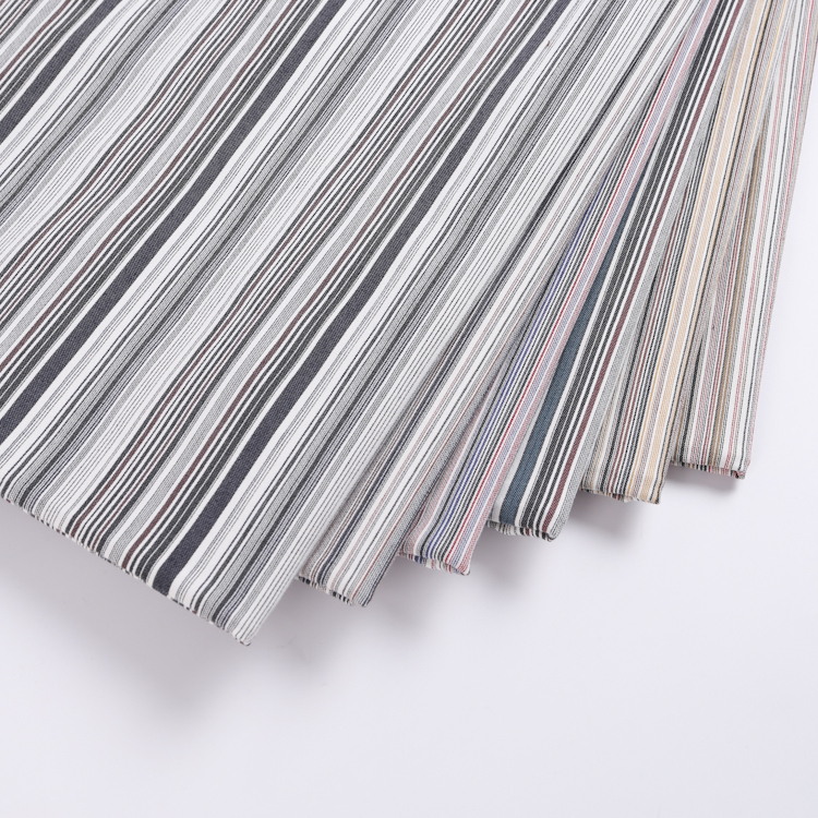 HB10-90 Double Color Cationic Pinstripe Fabric – Professional Stretch Suit Fabric for Pants, Blazers, and Officewear Sets