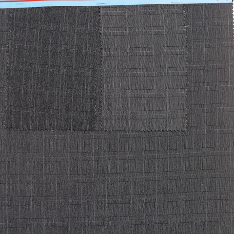 HB10-19-31 Polyester Viscose Elastane Denim Check weave Fabric – Soft Stretch Fabric for Women’s Jeans, Skirts, and Casualwear