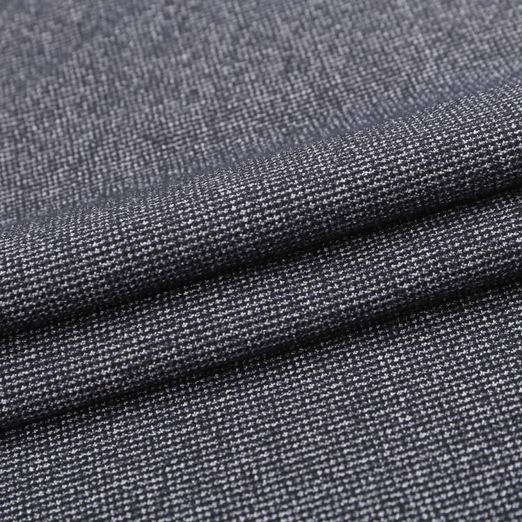 HB11-55 Polyester viscose spandex 4 way stretch plain dye fabric heavy weight fabric for winter garment