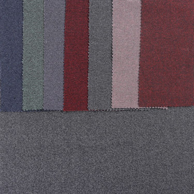 HB11-55 Polyester viscose spandex 4 way stretch plain dye fabric heavy weight fabric for winter garment