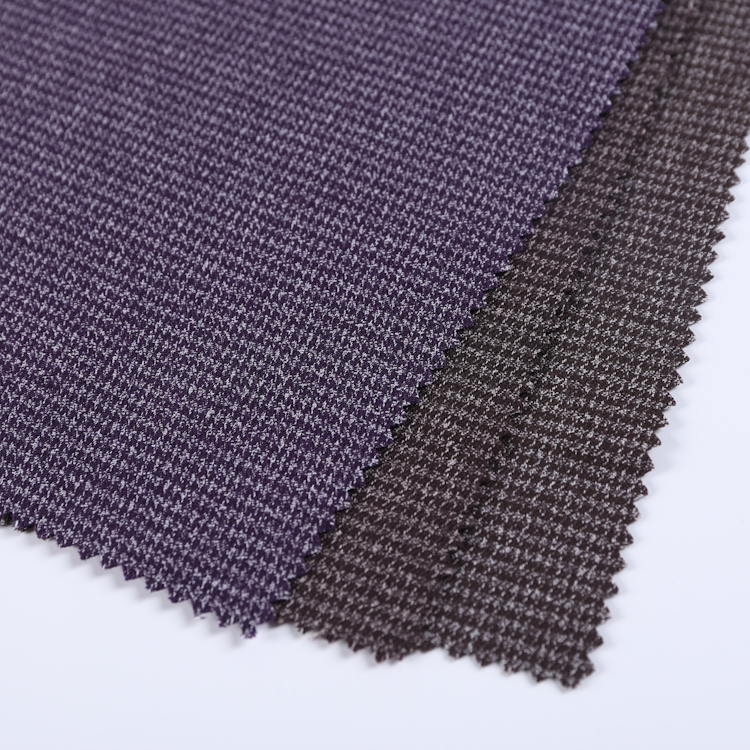 HB14-108 customized TR spandex plain dye high quality houdstooth jacquard fabrci fashion trousers shirt suiting fabric for garment