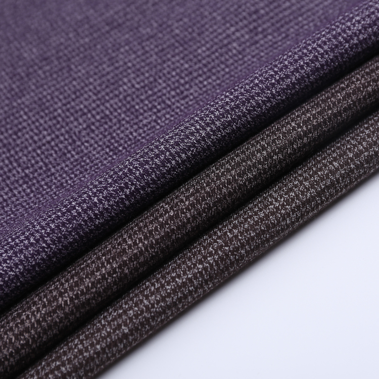 HB14-108 customized TR spandex plain dye high quality houdstooth jacquard fabrci fashion trousers shirt suiting fabric for garment