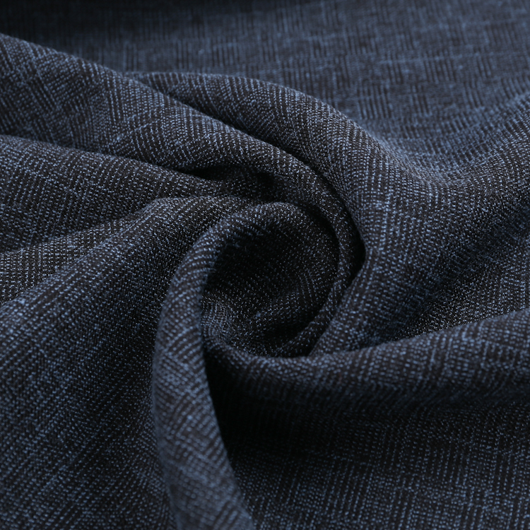HB15-36 woven polyester rayon spandex plaid fabric dable color cationic plain dye fabric for suit garment