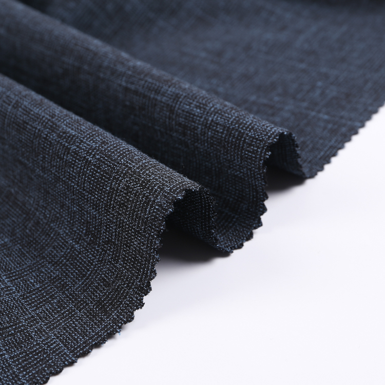 HB15-36 woven polyester rayon spandex plaid fabric dable color cationic plain dye fabric for suit garment