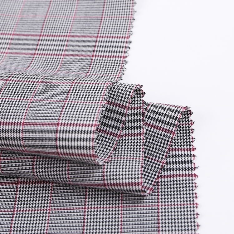 yarn dyed check fabric