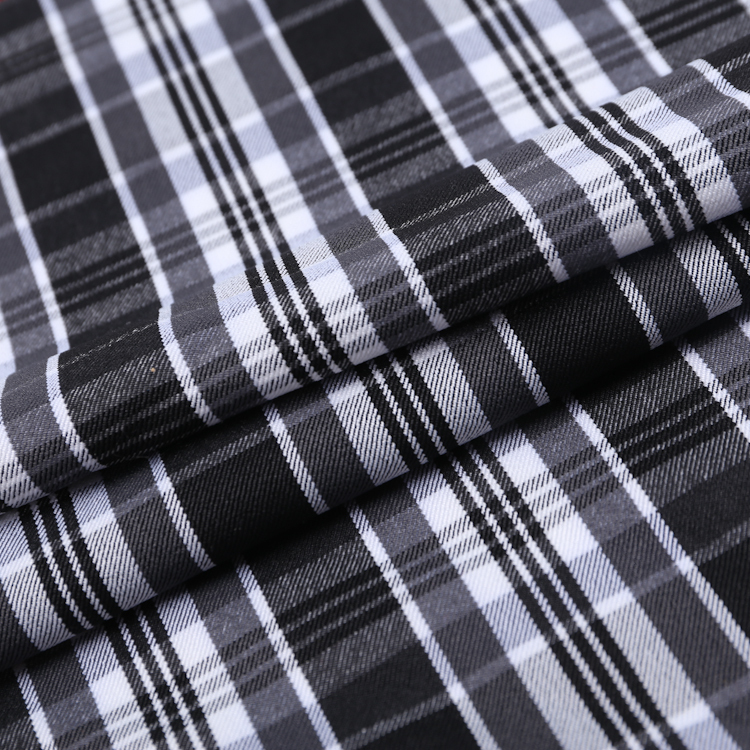 HB21-30 Yarn Dyed Twill Large Grid Fabric – Classic Plaid Twill for Overshirts, Coats, and Fashion-Forward Outerwear