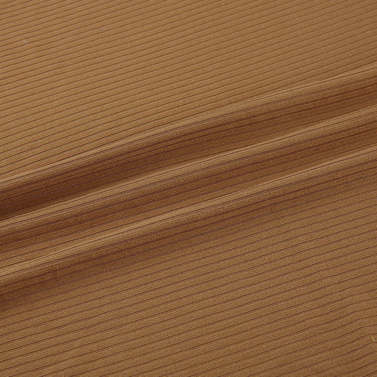 PS94217-2B DTY 4*2 Rib Fabric Two Side Brushed – Ultra Soft Rib Knit for Thermal Tops, Loungewear, and Winter Undergarments