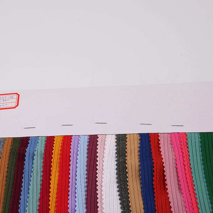 PS94217-2B DTY 4*2 Rib Fabric Two Side Brushed – Ultra Soft Rib Knit for Thermal Tops, Loungewear, and Winter Undergarments