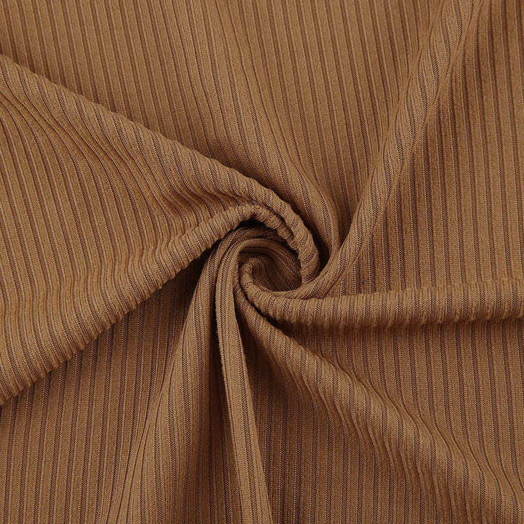 PS94217-2B DTY 4*2 Rib Fabric Two Side Brushed – Ultra Soft Rib Knit for Thermal Tops, Loungewear, and Winter Undergarments