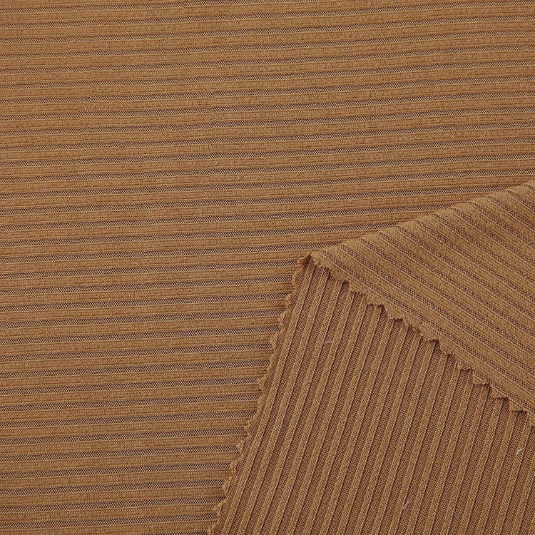 PS94217-2B DTY 4*2 Rib Fabric Two Side Brushed – Ultra Soft Rib Knit for Thermal Tops, Loungewear, and Winter Undergarments