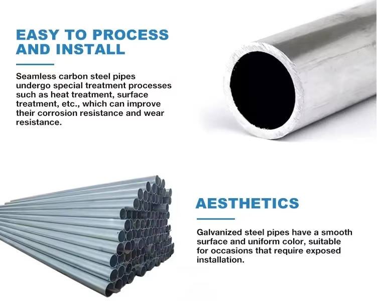 hot dip galvanized steel pipes gi round iron pipe