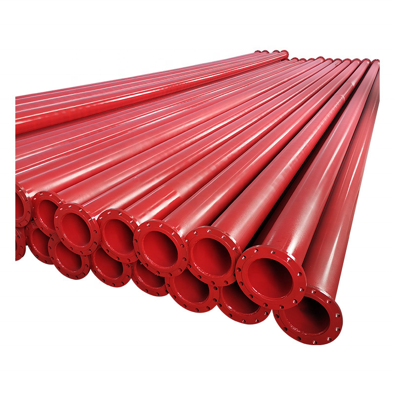 Internal and External Plastic Coated Carbon Steel Pipes