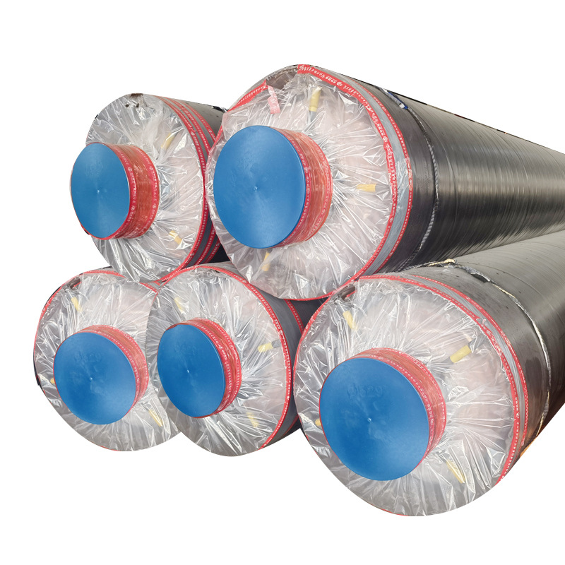 Pre Insulated Polyurethane Foam Insulation Steel Pipe
