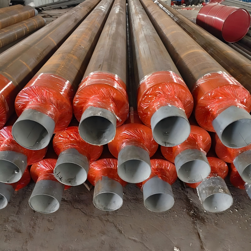 Pre Insulated Polyurethane Foam Insulation Steel Pipe