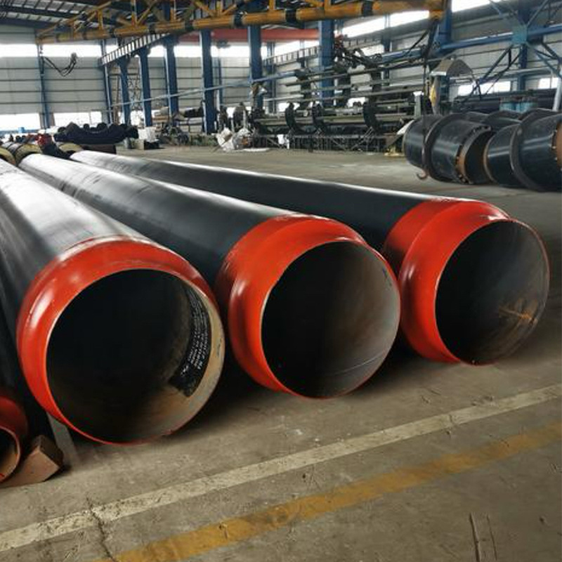 Pre Insulated Polyurethane Foam Insulation Steel Pipe