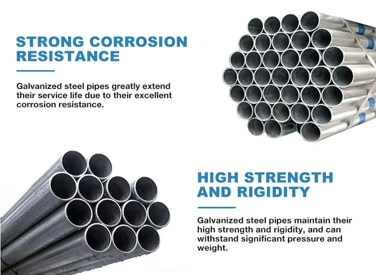black galvanized steel pipe