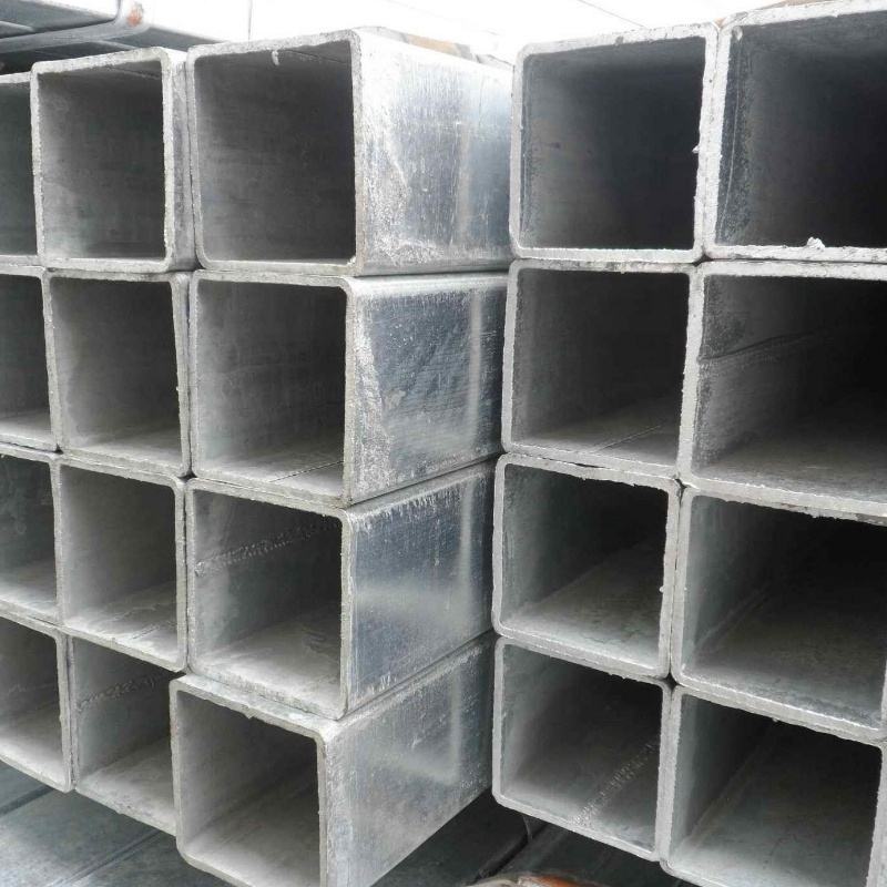Black Seamless Hot Dip Galvanized Square Round Steel Pipes Rectangular Carbon Steel Pipe