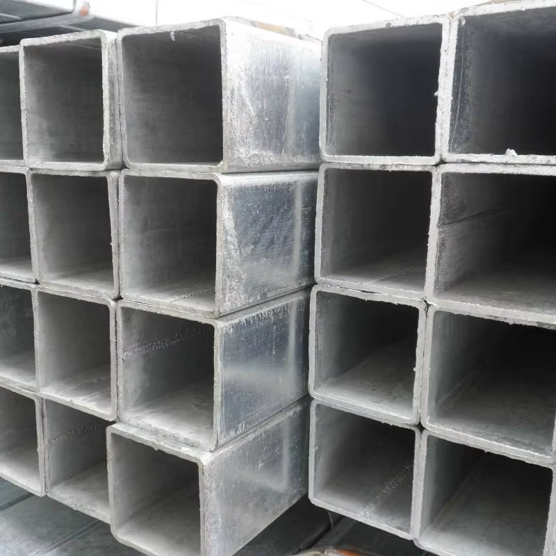 Black Seamless Hot Dip Galvanized Square Round Steel Pipes