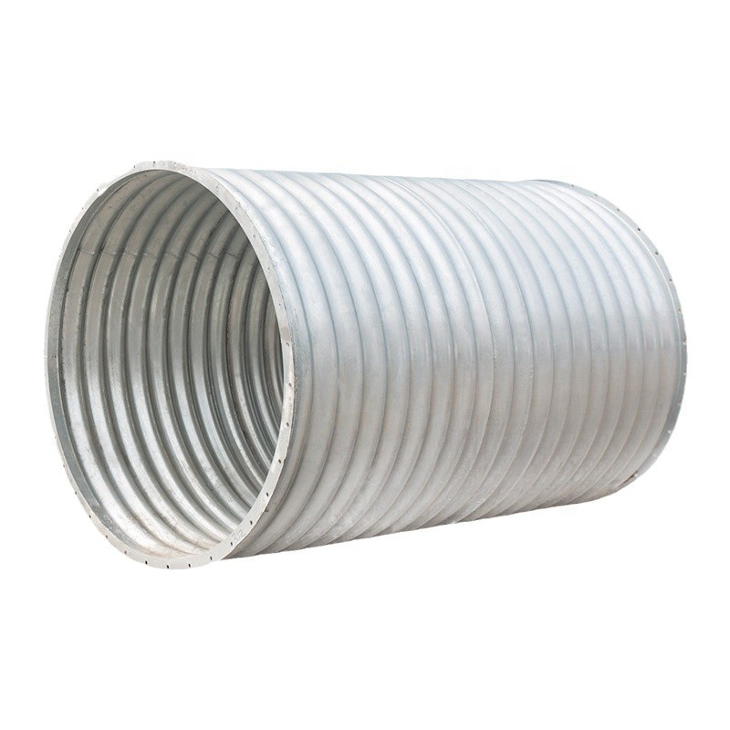Large Diameter Prestressed Metal Corrugated Pipes ASTM Standard Oval Section Shape