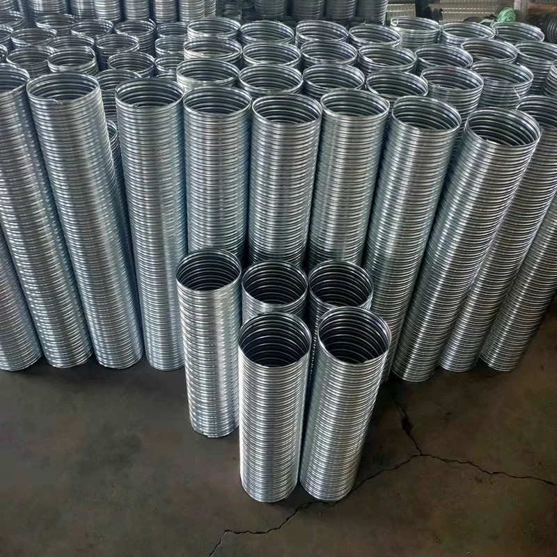 Spiral Duct Corrugated Pipe Metal Steel Pipe