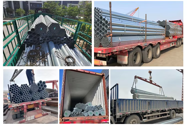 6m and 12m galvanized steel pipe