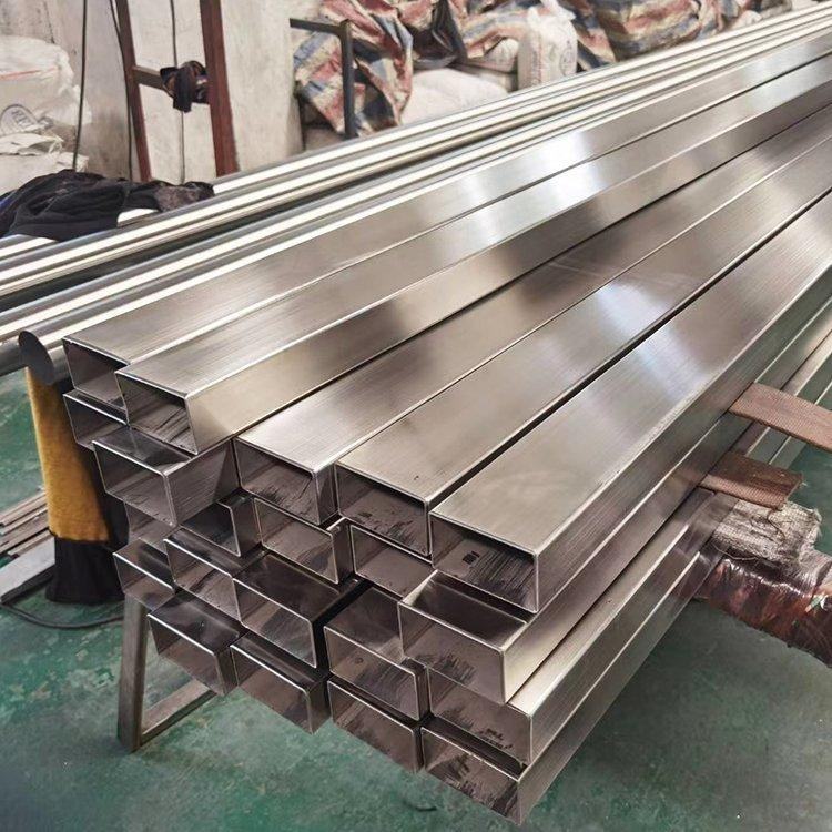 304 316 1-12m SS Welded Rectangular Stainless Steel Square Pipe Tube