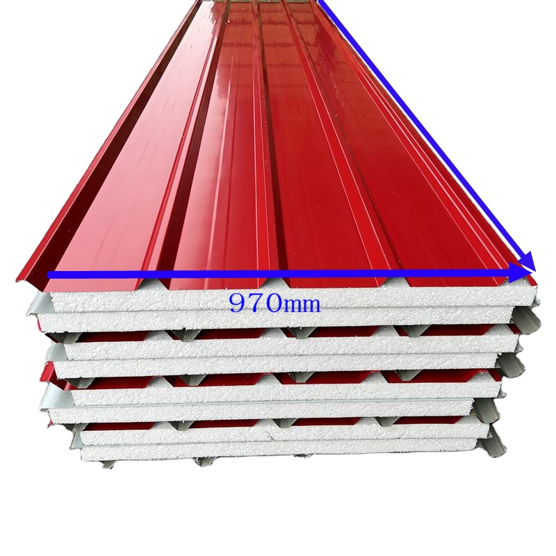 Insulated Sandwich Panel EPS PIR Rockwool Panel of Fire Rated Sandwich Panel for Warehouse