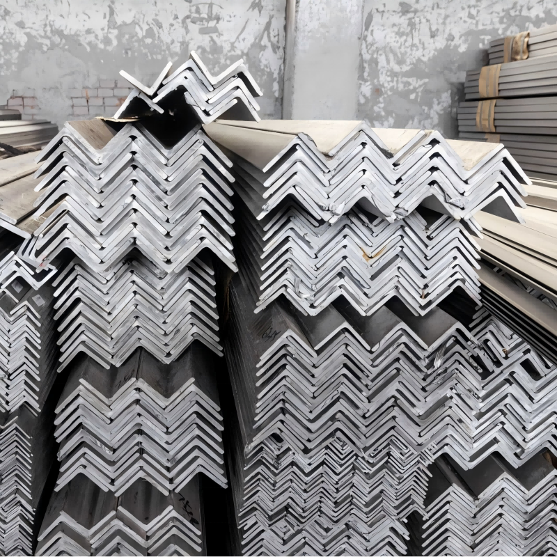 Wholesale High Quality Hot Rolled Galvanized Carbon Angle Steel for Construction Industry Custom Perforated Angle Steel