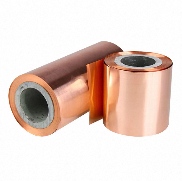 Custom Width Copper Foil Sheet Strip 0.01mm to 3.0mm Thick 99.99% Pure Copper Strip Foil Roll in Stocky