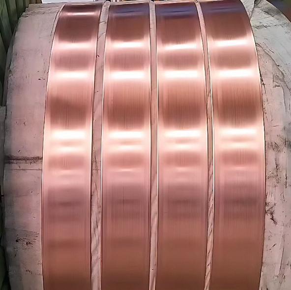 Custom Width Copper Foil Sheet Strip 0.01mm to 3.0mm Thick 99.99% Pure Copper Strip Foil Roll in Stocky
