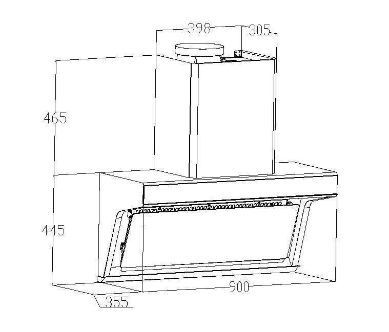 wall mounted hood