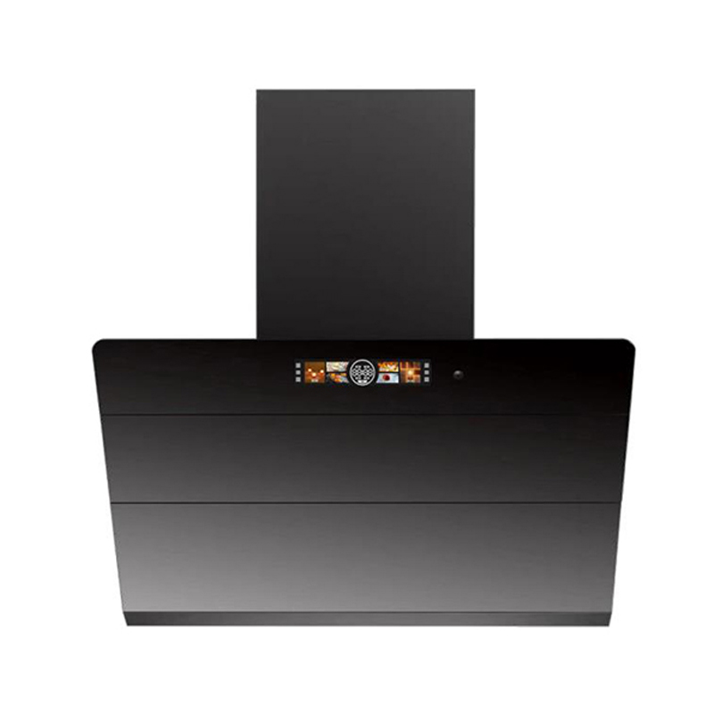 Smart Electric Wall Mounted Range Hood With Chimney Ventilation Damper For Home