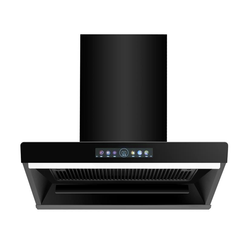 Black Glass Induction Luxury Kitchen Range Hood