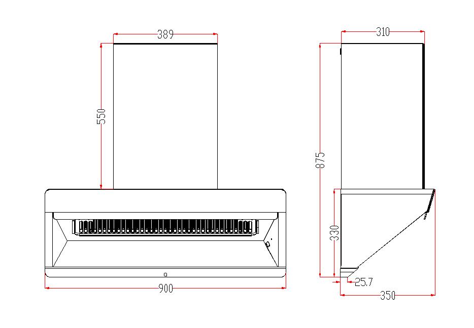 induction range hood