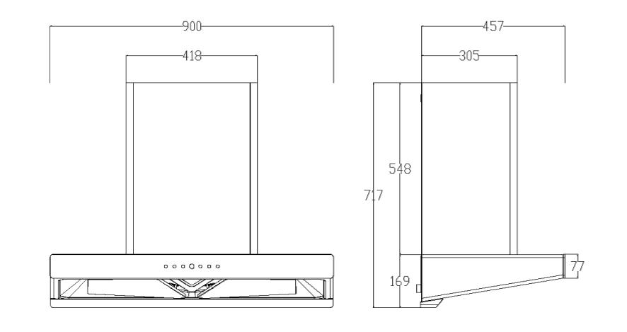 auto clean range hood