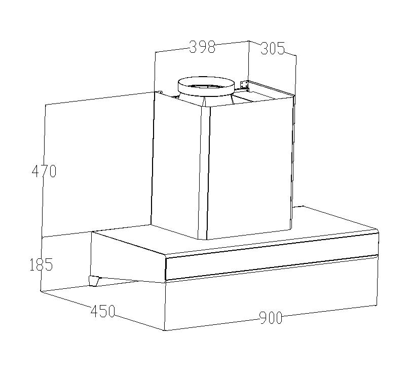 wall mounted hood
